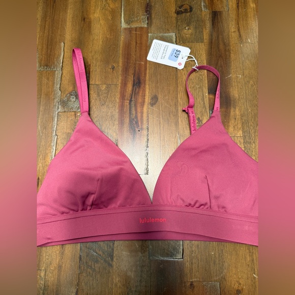 Lululemon nwt license to train triangle bra 4 6 washed mauve - Picture 7 of 7